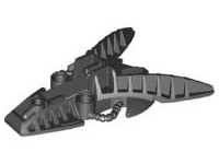Large Figure Foot, Piraka Mechanical in Black