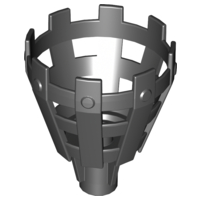 Duplo Basket, Holder for Fire in Black