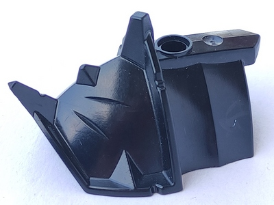 Large Figure Shoulder Cover, Armor, Spiky in Black