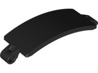 Technic Panel Curved 3 x 9 in Black