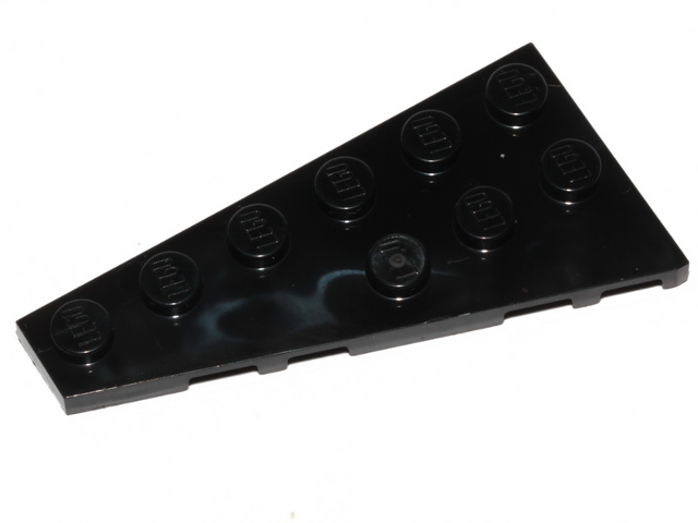 Wedge Plate 6 x 3 Left in Black