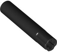 Technic Axle Connector 5L with One Side Frictionless in Black