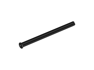 Technic Axle 8 with Stop in Black