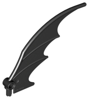Creature Body Part, Dragon Wing 8 x 10 [Plain] in Black