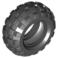 Tyre 56 x 26 Balloon in Black