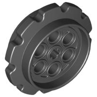 Technic Tread Sprocket Wheel Large 10 Tooth in Black