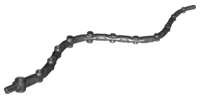 Large Figure Weapon Whip, Barraki Kalmah Tentacle in Black