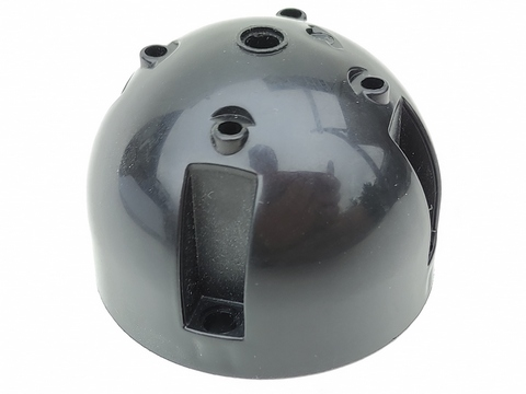 Technic Panel Dome 7 x 7 x 5 with Pin Holes in Black