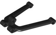 Technic Wishbone 7 x 8 x 2 in Black