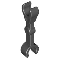 Arm Mechanical Straight (Droid) [2 Clips at 90°] in Black