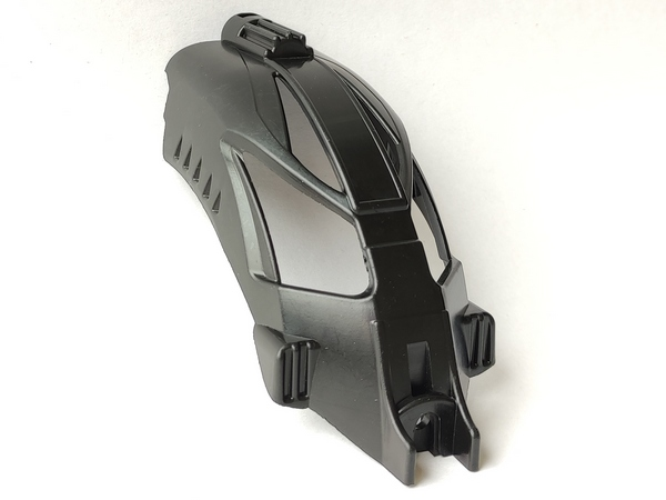 Windscreen 15 x 8 x 9 Curved Cockpit Cover with Side Cutouts in Black
