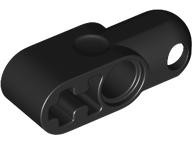 Technic Steering Arm 3 x 1 with Towball Socket in Black
