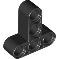 Technic Beam 3 x 3 T-Shape Thick in Black