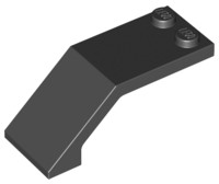 Windscreen 5 x 2 x 1 2/3 in Black