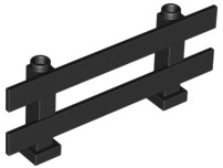 Fence 1 x 8 x 2 2/3 in Black