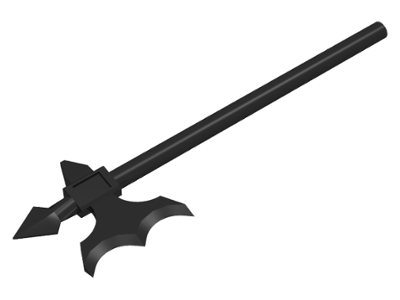 Weapon Halberd / Axe Elaborate in Black