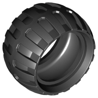 Tyre 43.2 x 26 Balloon Small in Black