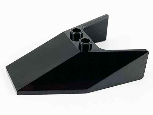 Windscreen 6 x 4 x 1 1/3 with Hollow Studs in Black