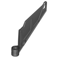 Large Figure Wing, Small in Black