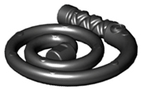 Equipment Whip [Coiled] in Black