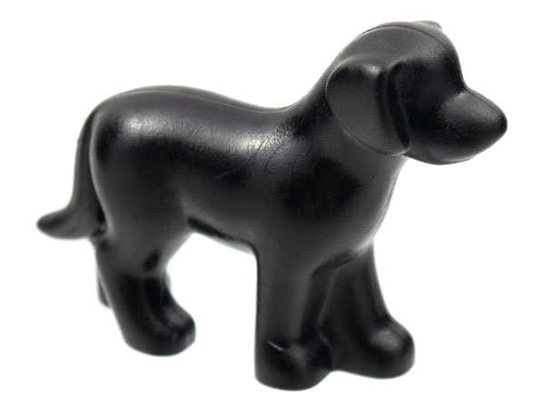 Animal, Dog, Standing [Plain] in Black
