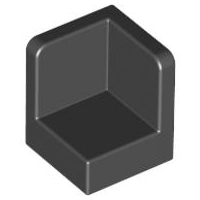 Panel 1 x 1 x 1 Corner in Black