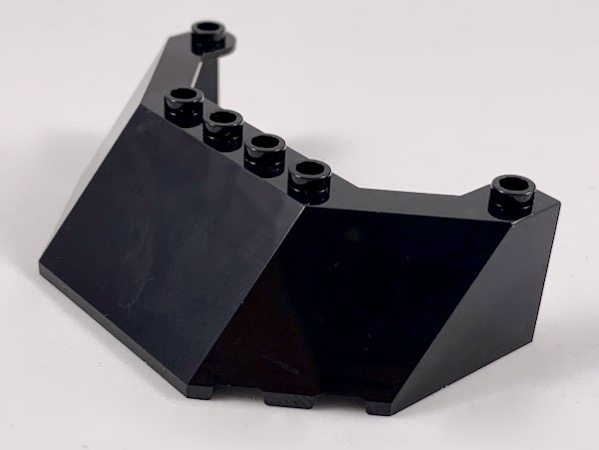 Windscreen 5 x 8 x 2 in Black