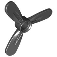 Duplo Rotor 3 Blade Propeller in Black