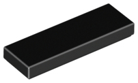 Tile 1 x 3 in Black
