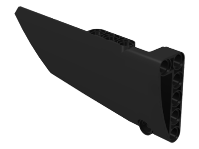 Technic Panel Fairing #17 Large Smooth, Side A in Black