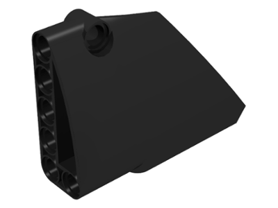 Technic Panel Fairing #13 Large Short Smooth, Side A in Black