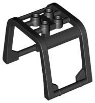 Roll Cage 6 x 4 x 3 1/3 in Black