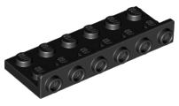 Bracket 2 x 6 - 1 x 6 Inverted in Black