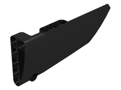 Technic Panel Fairing #18 Large Smooth, Side B in Black