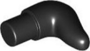 Animal Body Part, Horn (Cattle) in Black