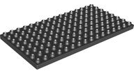 Duplo Plate 8 x 16 in Black