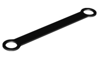 Strap with End Rings in Black