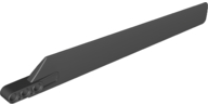Rotor Blade 3 x 19 with 3 Holes in Black