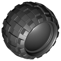 Tyre 43.2 x 28 Balloon Small in Black