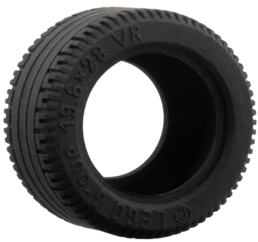 Tyre 49.6 x 28 VR in Black