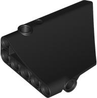 Technic Panel Fairing #43 5 x 7, Side B Inverted in Black