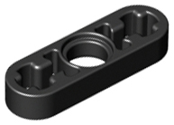 Technic Beam 1 x 3 Thin in Black