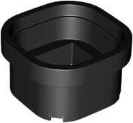Pipe 6 x 6 (Warp Pipe) in Black