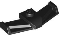 Vehicle Body, Front Fender 1 x 4, Formula 1 in Black