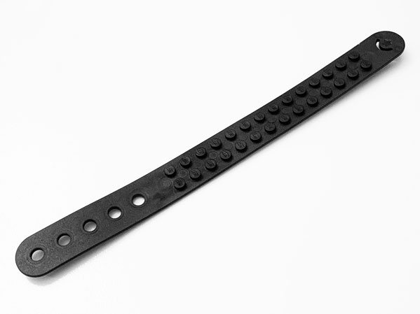 DOTS Bracelet 2 Stud Wide in Black