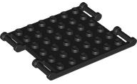 Plate Special 6 x 6 with 4 Handles in Black