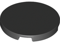 Tile Round 3 x 3 in Black