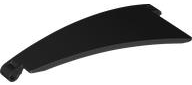 Technic Panel Curved 5 x 13 x 2 Tapered, Left #50 in Black