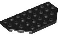 Wedge Plate 4 x 8 Cut Corners in Black