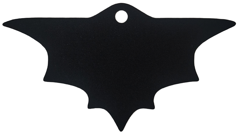 Neckwear Cape, Scalloped 7 Points, Wide in Black